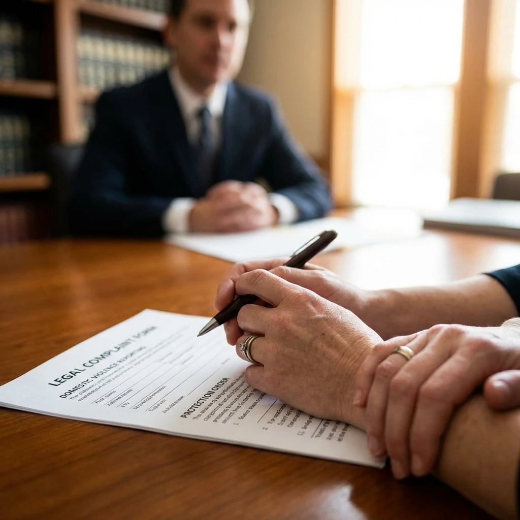 Persona recibiendo asesoría legal